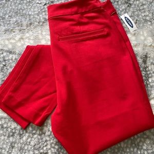 Old Navy Pixie High Rise Slim Cut Pants